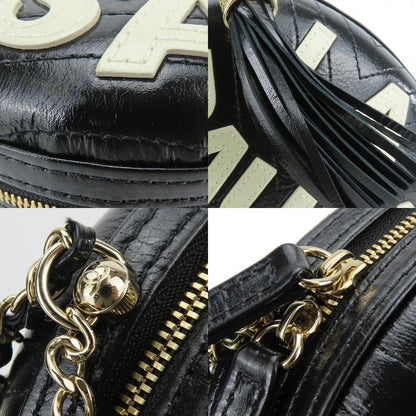 Chanel Shoulder Bag La Pausa Leather Black Gold Hardware V Stitching 26th Chain