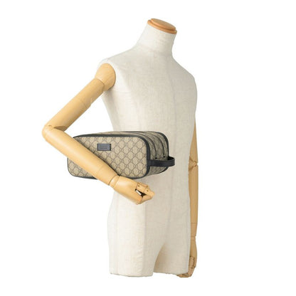 Gucci Pouch GG Supreme Beige/black