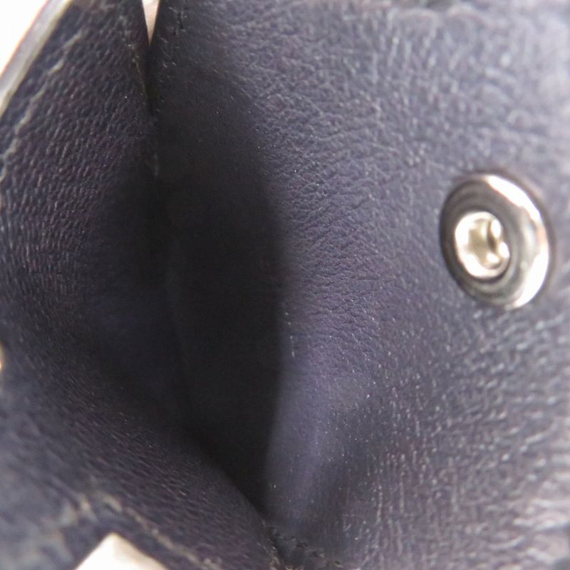 Hermes Motel Sunset Leather Black/blue Silver Hardware Engraved C (2018) Name