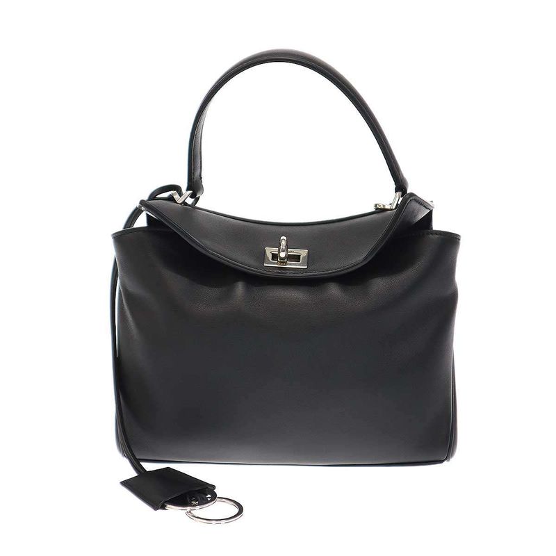 Balenciaga Rodeo Mini Bag Rodeo Mini Leather Shoulder Bag 795456 Black