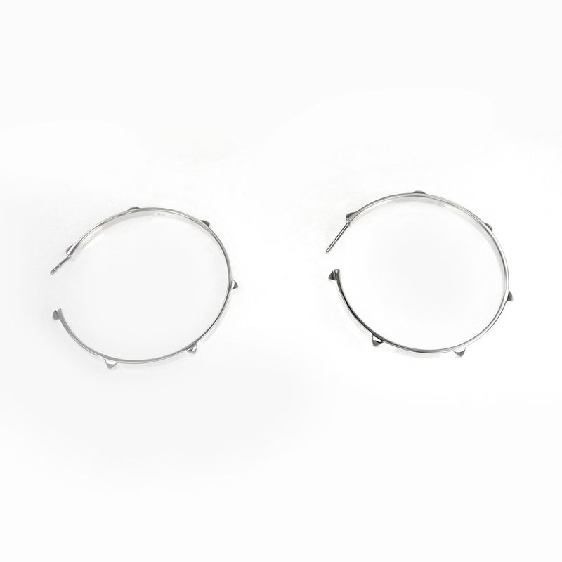 Hermes Earrings Cour De H Pair Ag925 Silver - Accessories - Others