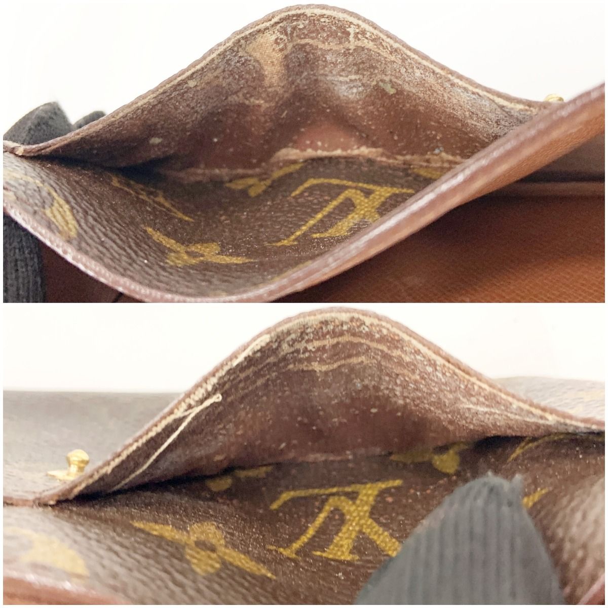 Louis Vuitton Monogram Pochette Porte Monet Credit Bifold Long Wallet M61725