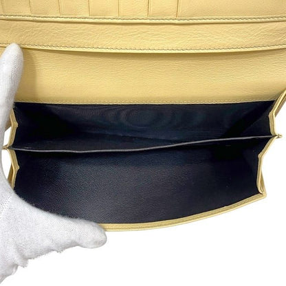 Gucci Bifold Long Wallet Beige GG Canvas 112715 Wallet