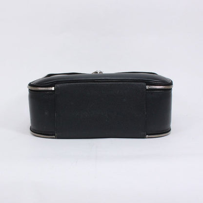 Louis Vuitton Taiga Ardoise Leather Black Shoulder Bag Silver M30762