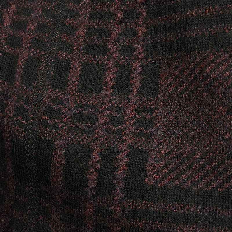 Bottega Veneta - Jacquard Knit Flared Easy Pants - Bordeaux Black - Women's