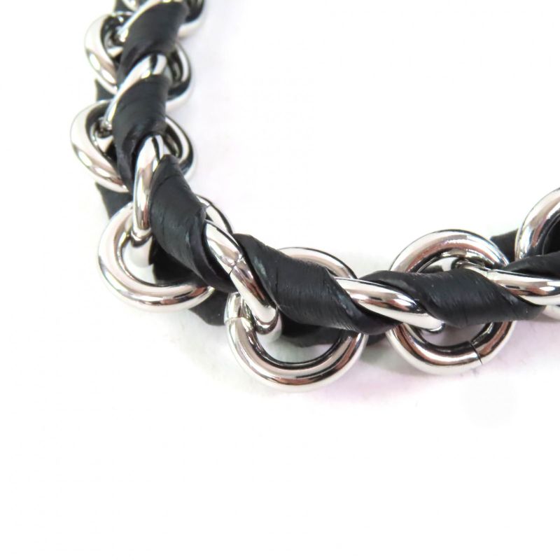 Louis Vuitton M57070 Bella Noir Black Mahina Leather 2way Shoulder Bag With