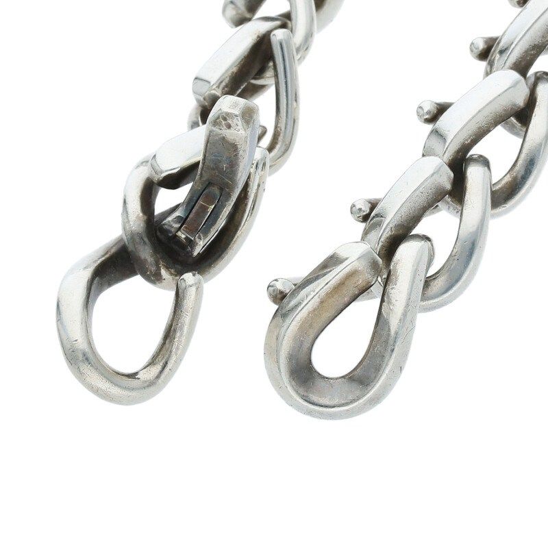 Tiffany & Co Forge Medium Link Silver Bracelet Men's L