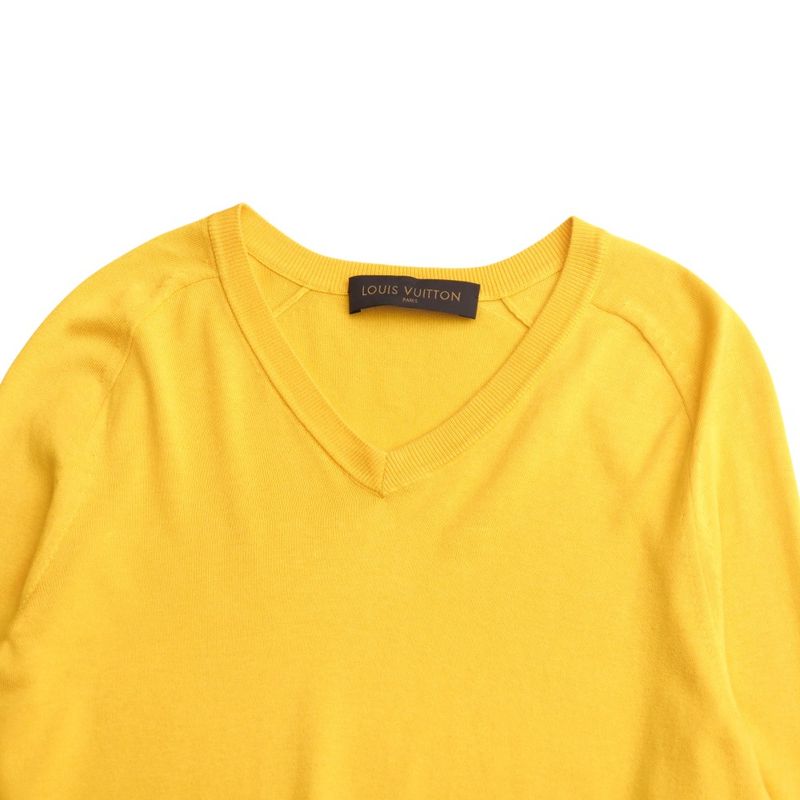Louis Vuitton Knitwear Size XS Long Sleeve Cashmere Blend V-neck Pullover