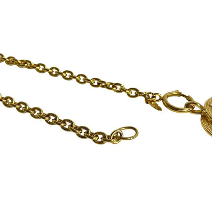 Chanel Coco Mark Motif GP Chain Necklace Pendant