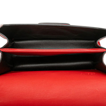 Loewe Barcelona Crossbody Shoulder Bag Red Leather Women's Loewe