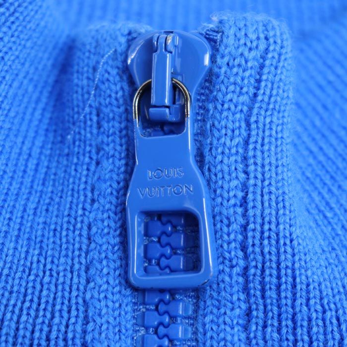 Louis Vuitton Damier Cardigan Blue Rm231q VOR Hjn41w Ca36929 S Men's Preowned