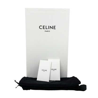 Celine Jane Sneakers Shoes Canvas Leather White Triomphe