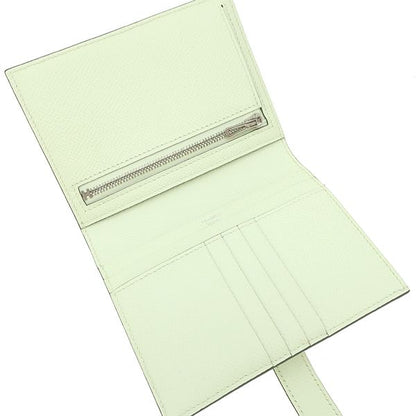 Hermes Bifold Wallet Bearn Compact Vaux Epson Veil Fizz Silver Hardware Light