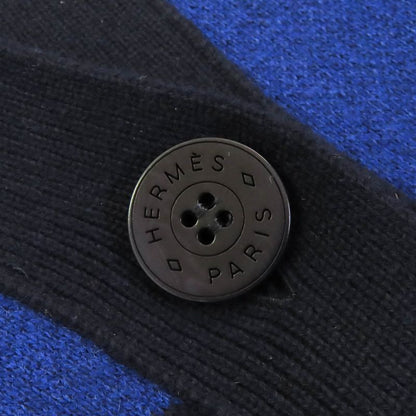 Hermes 22AW 2h2105d2 100% Cashmere Serie Buttons Allover Design Long Cardigan