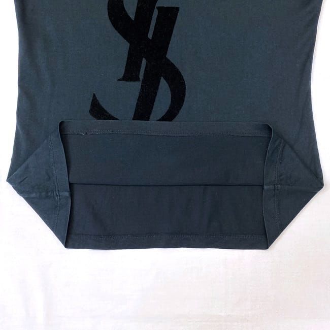 Yves Saint Laurent Tshirt Black XS Cleaned Ladies