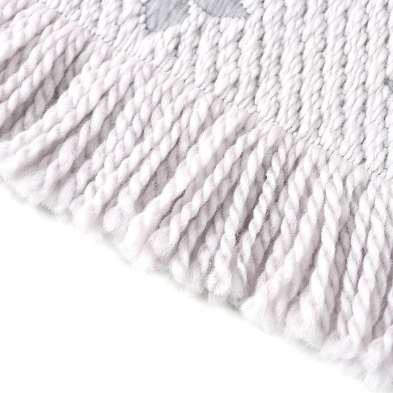 Louis Vuitton 2019 M74742 Echarpe Logomania Wool Silk Fringe Scarf Gripe Lou