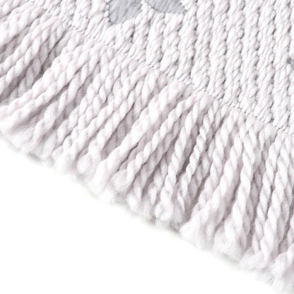 Louis Vuitton 2019 M74742 Echarpe Logomania Wool Silk Fringe Scarf Gripe Lou