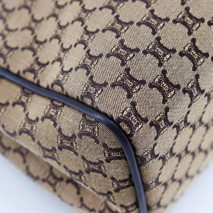 Celine Macadam Canvas And Calf Brown Women's Handbag