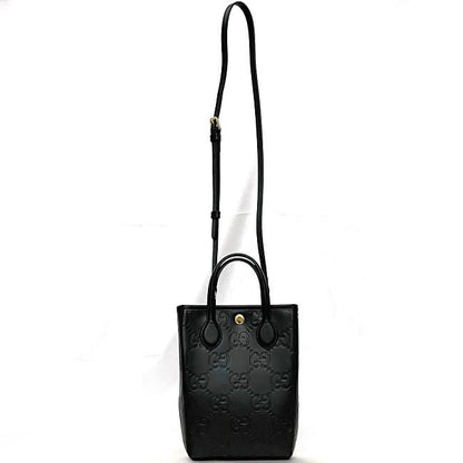 Gucci 2 Way Bag Super Mini Bag Black Now Line