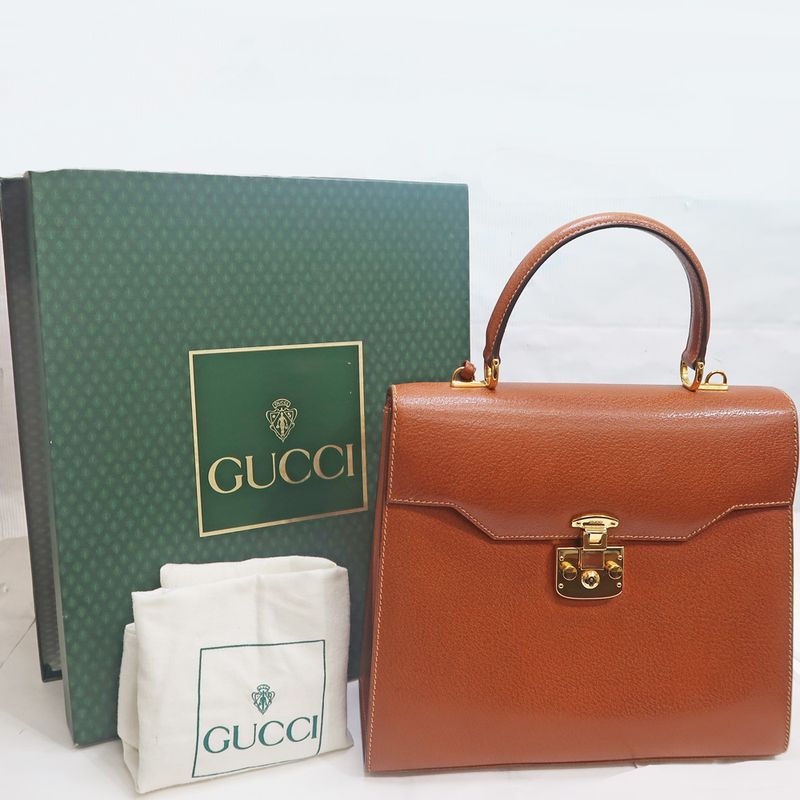 Gucci Ladylock BR ​​handbag Brown 000.110.0192 Women's Men's