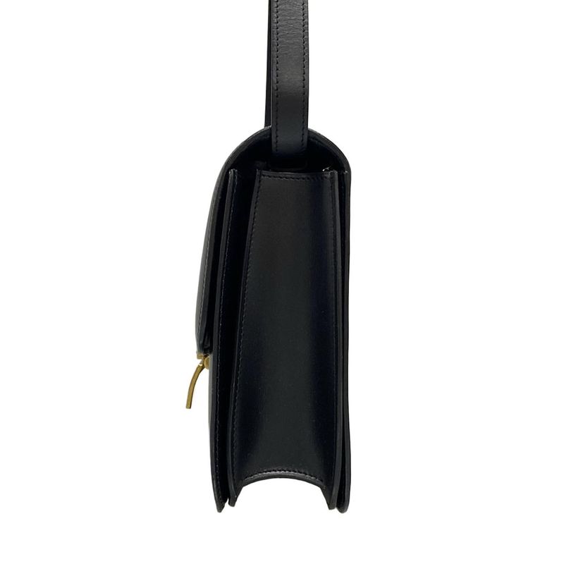 Celine Shoulder Bag Classic Medium Black