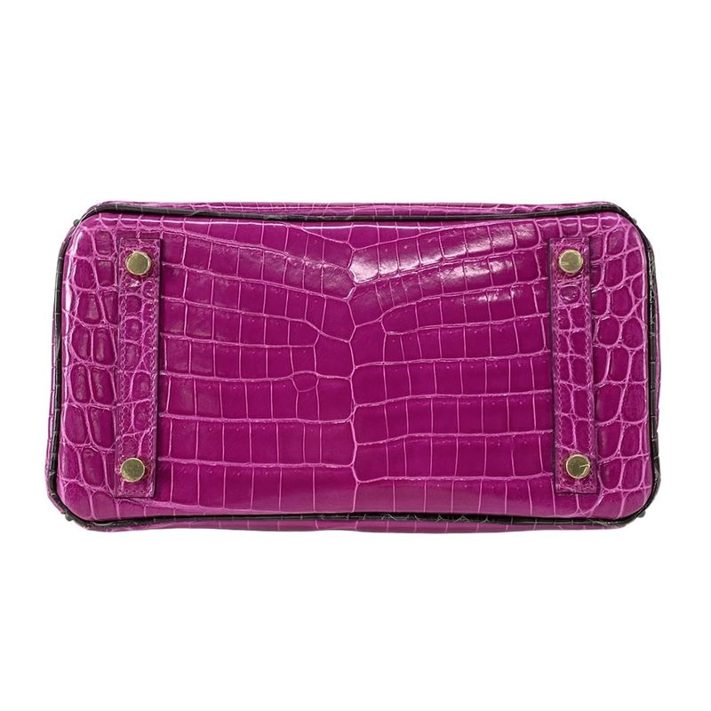 Hermes Handbag Birkin 25 Rose Scheherazade And Griffonce Gold Hardware /personal