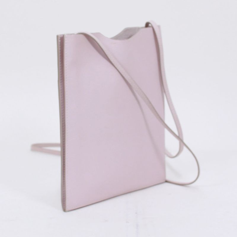 Hermes Onymetou Rose Dragee Leather Pink Shoulder Bag