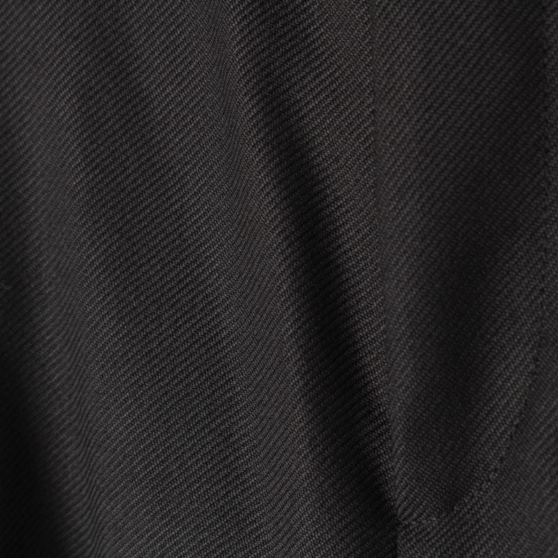 Celine 24 Taillat Pants Wool Tuck Wide Slacks Pants Bottoms 2p625778q Black 36