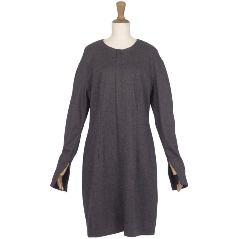 Celine Dress Phoebe Period Long Sleeves Sleeve Zip