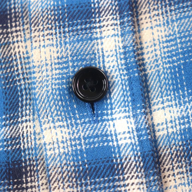 Celine 21SS 2c486354m Loose Shirt In Checked Cotton Loose Checked Cotton Long