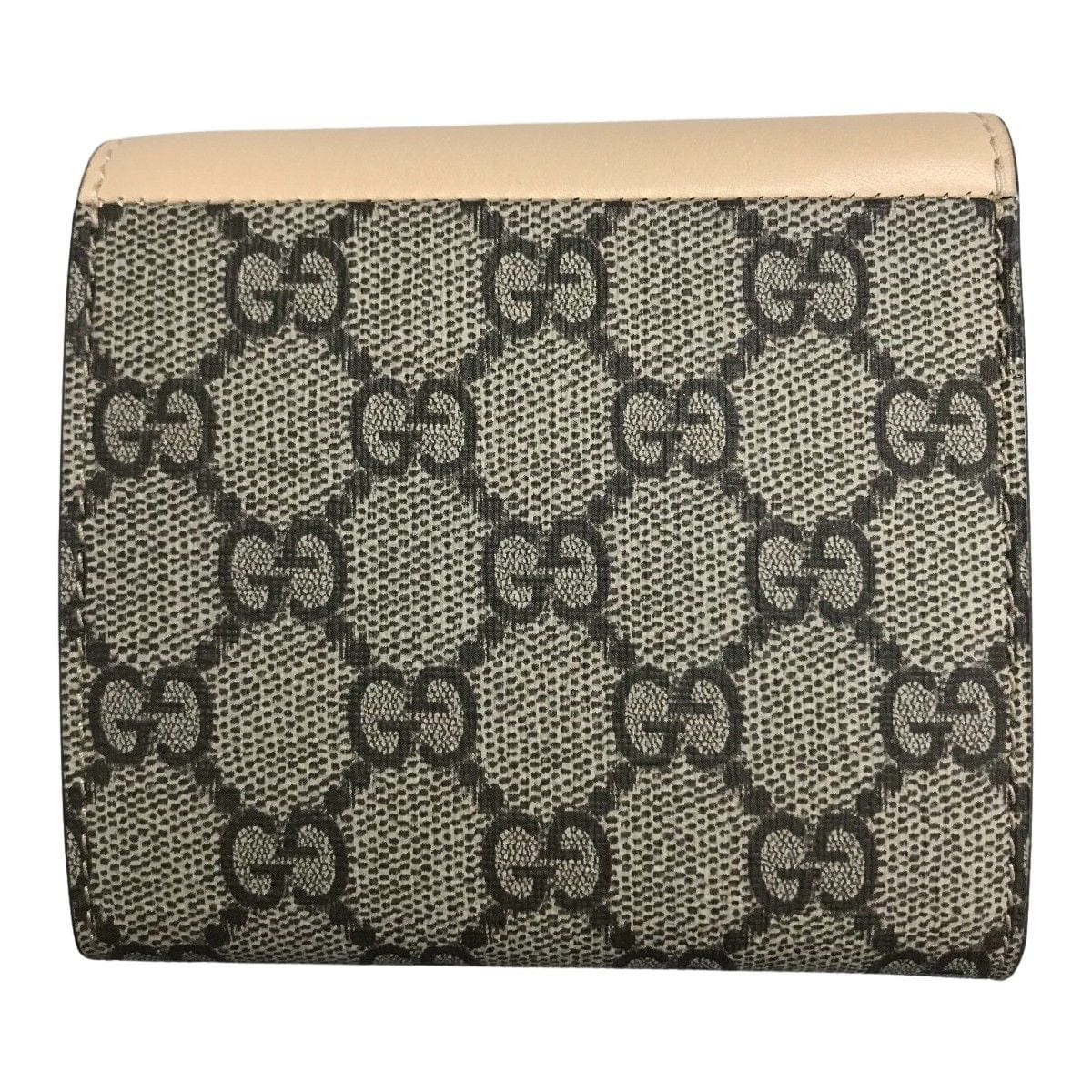 Gucci Double G Medium Wallet GG Supreme Canvas Bifold Wallet 790062