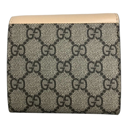 Gucci Double G Medium Wallet GG Supreme Canvas Bifold Wallet 790062