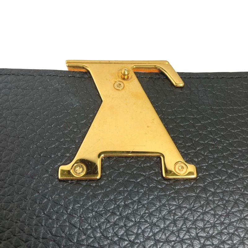 Louis Vuitton M67663 Taurillon Portefeuille Capucines Long Wallet Louis Vuitton