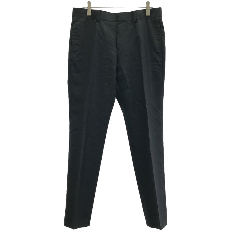 Gucci Notched Lapel 2b Striped Set-Up Suit 281afb Black 44