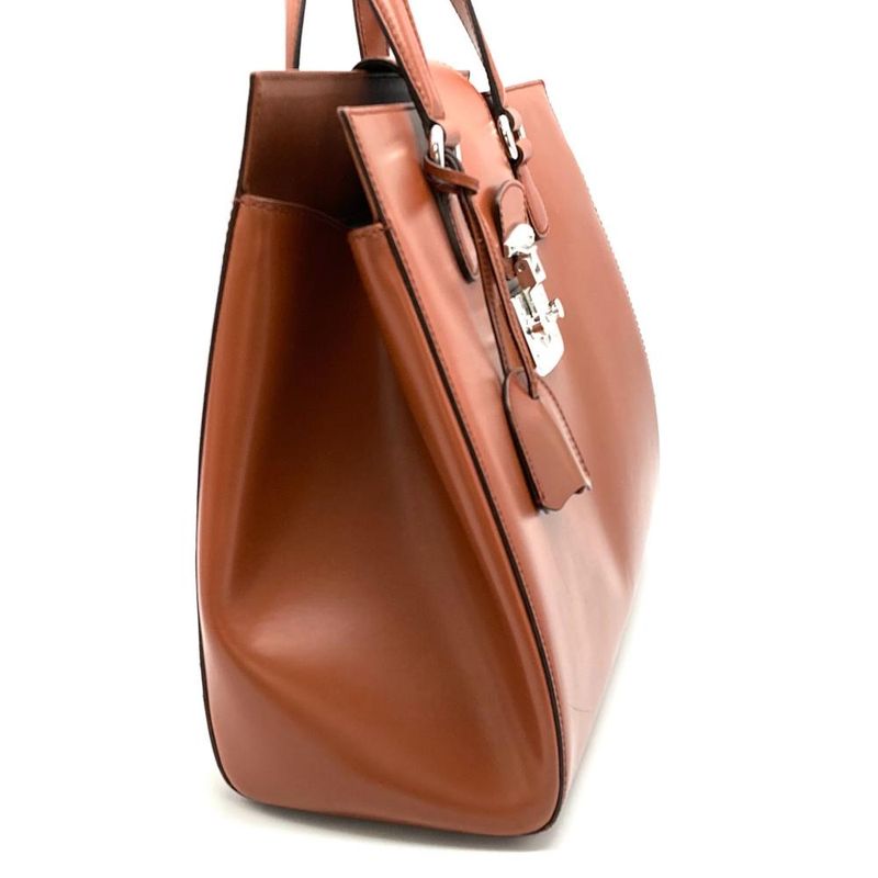 Gucci Lady Lock Tote Bag Leather 331821 Brown Men's