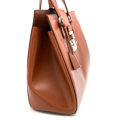 Gucci Lady Lock Tote Bag Leather 331821 Brown Men's