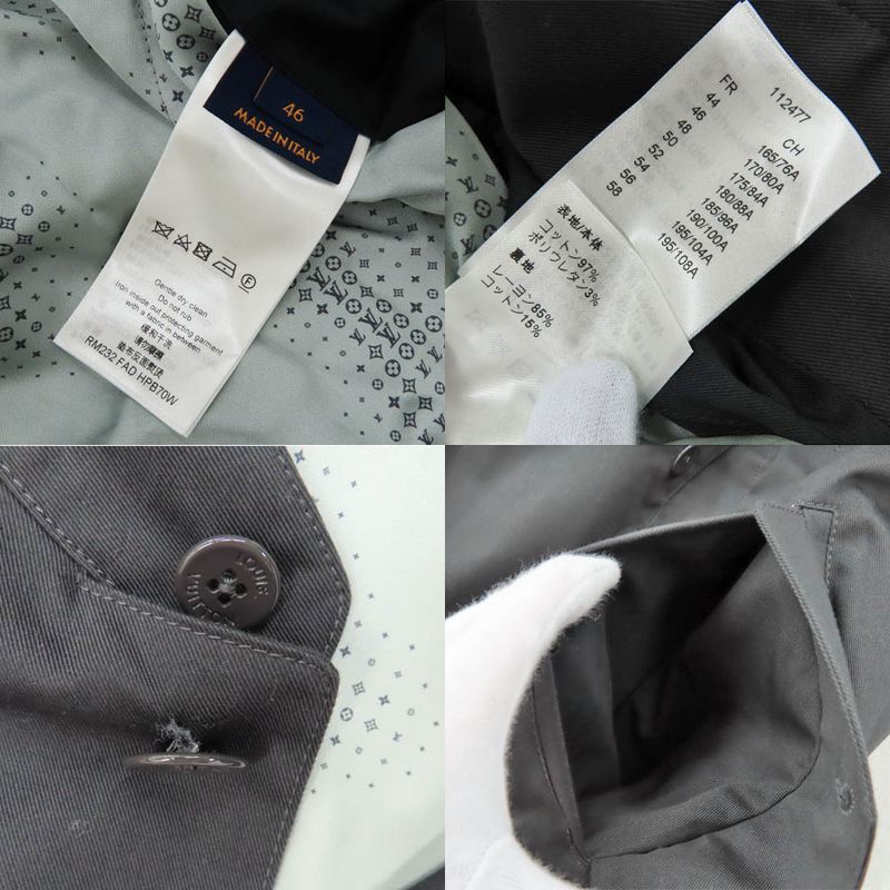 Louis Vuitton Cotton Harrington Jacket 1abxso 46 Black Beaded Outerwear