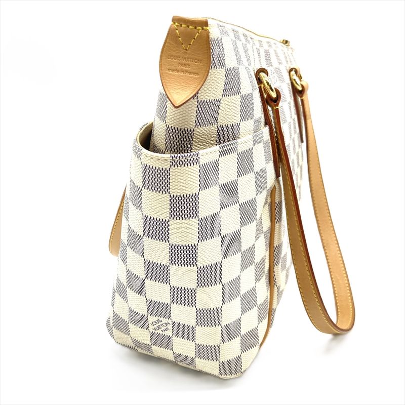 Louis Vuitton Totally PM Tote Bag Damier Azure N41280 White Gold Hardware