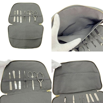 Hermes Cotton Pouch Grooming Set with Box 418777