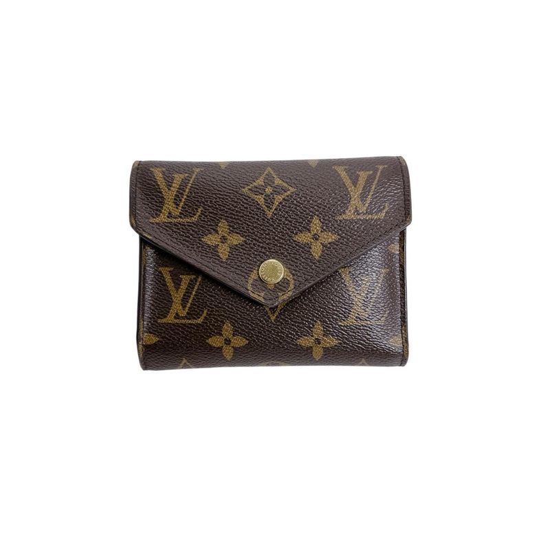Louis Vuitton M62472 Monogram Trifold Wallet Portefeuille Victorine Trifold