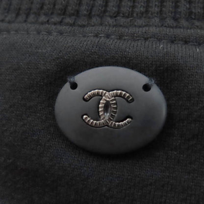 CHANEL P57408k07541 Cotton Gabrielle Coco Mark Flocked Logo Sweatshirt