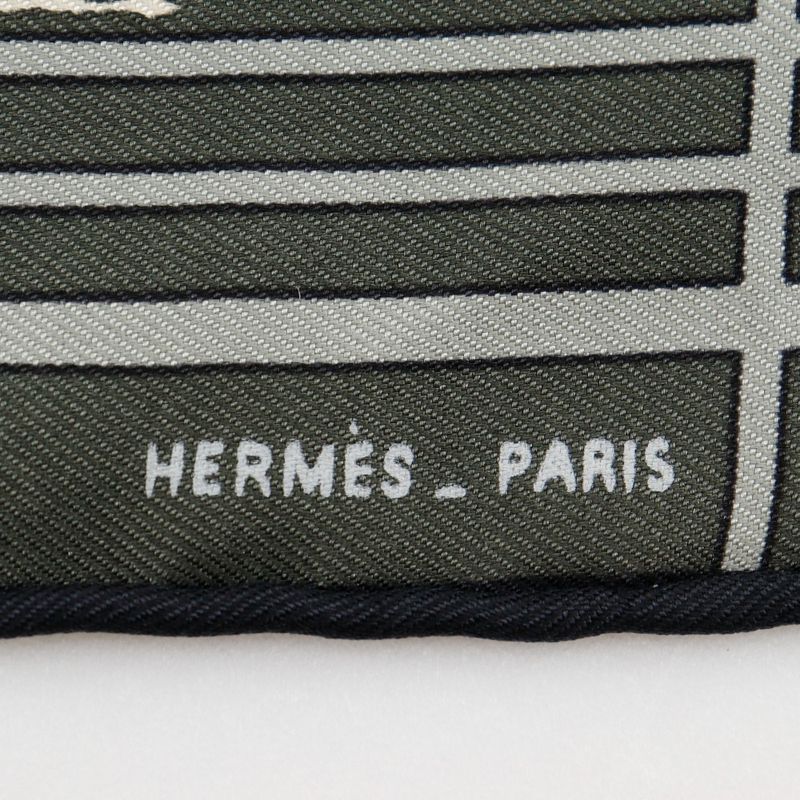 Hermes Carré 45 Petit Carré Constellation Ship Orion Rare Design Silk Women's