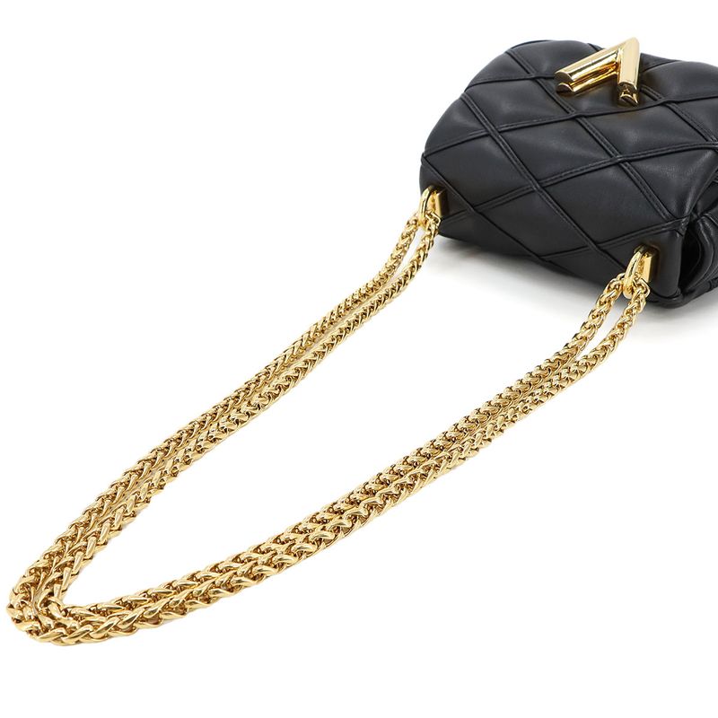 Louis Vuitton Martage PICO Go-14 Chain Shoulder Bag Leather Noir Black M23625