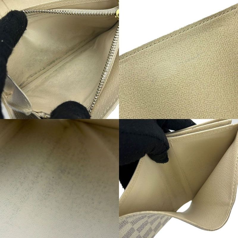 Louis Vuitton Trifold Walletcompact Walletportefeuille Alexandra N63068damier