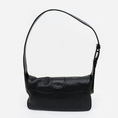 Gucci Aphrodite 767226 Black Shoulder Bag Cuff Leather Women's - Unused