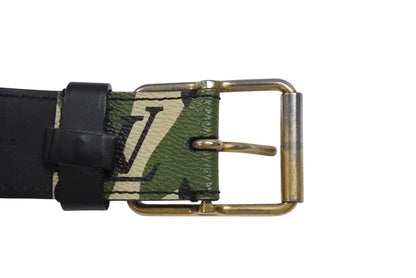 Louis Vuitton Belt Ceinture Monogram Moflage Takashi Murakami Gold — view 5