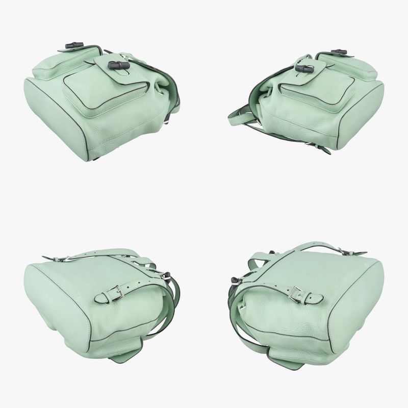 Gucci Bamboo Green Leather 370833 G017348622