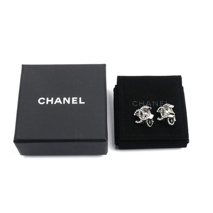 Chanel Metal Coco Rhinestone Earrings Abf152 88g Ladies Pre-owned