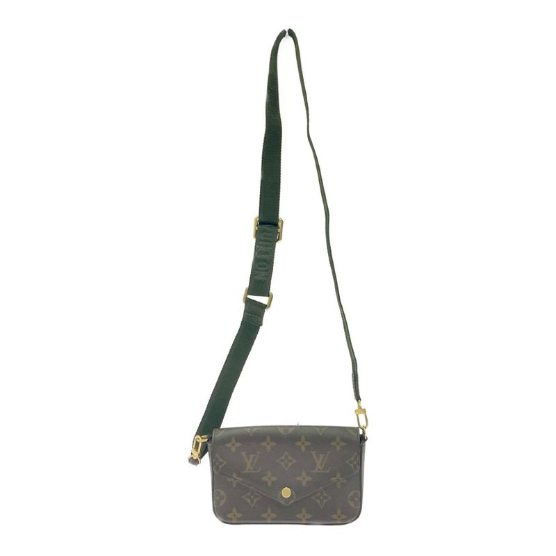 Louis Vuitton M80091 Monogram PVC Muerte Pochette Felicie Brown 462474 Shoulder