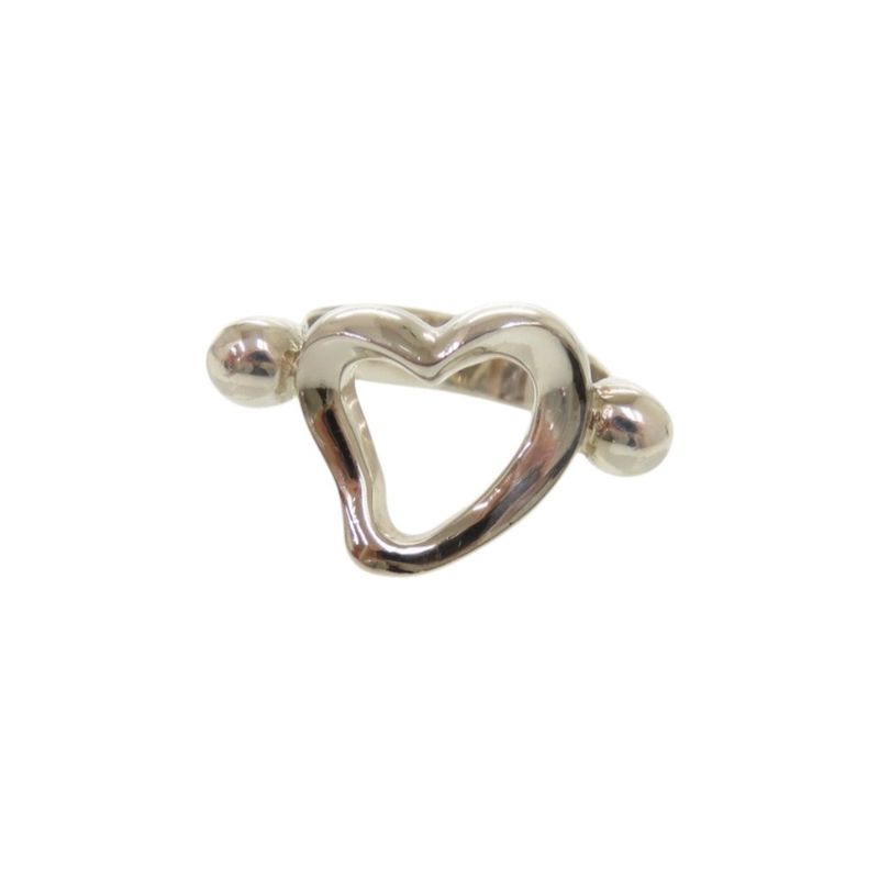 Tiffany & Co Open Heart Silver 925 Size 8 Silver Ring 0154 Tiffany & Co